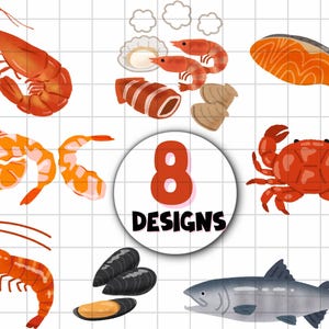 Sea food svg\ fish svg\ animal Food Seafood Logo\ Ocean Sea svg\ Fish Clipart\ sea svg\ Vegetable Food\ print file\ printable svg\ svg file