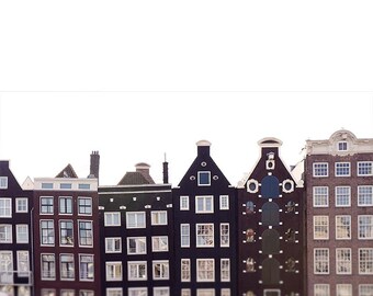 Travel Photography, Europe, Amsterdam, Architecture, City Autumn Colors, Home Decor - Talk Of The Town