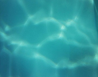 Modern Decor Photograph, Abstract, Water, Serene, Aqua, Turquoise, Marine, Ocean, Sea-Reflections