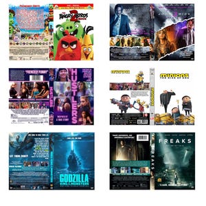 Custom DVD Cover Art: Printable Movie Insert (PDF Digital Download)