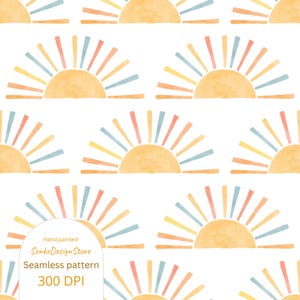 Sole acquerello senza soluzione di continuità, Tramonto senza soluzione di continuità, Alba senza soluzione di continuità, Carta solare digitale
