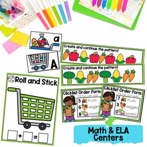 Grocery Store Dramatic Play Bundle - Supermarket Printables, Preschool & Toddler Activities for Homeschool Moms and Kindergarten Classrooms