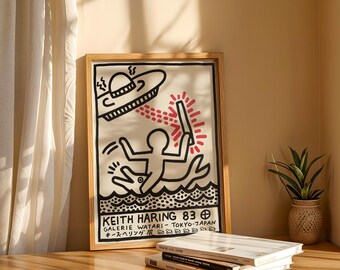 Keith Haring 1983 Tokyo Galerie Watari Print | Iconic Street