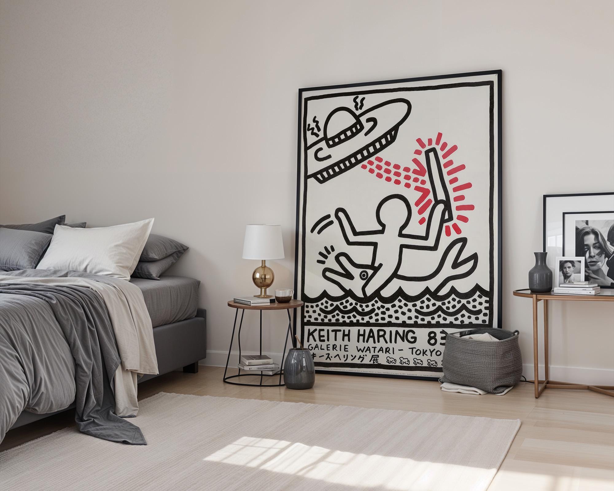 Keith Haring 1983 Tokyo Galerie Watari Print | Iconic Street Art