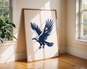Muurkunstafdruk adelaar | Moderne poster met wilde dieren