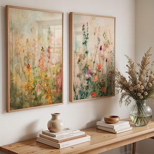 Wildflower Art Print Set | 260gsm Paper | Framed or Unframed