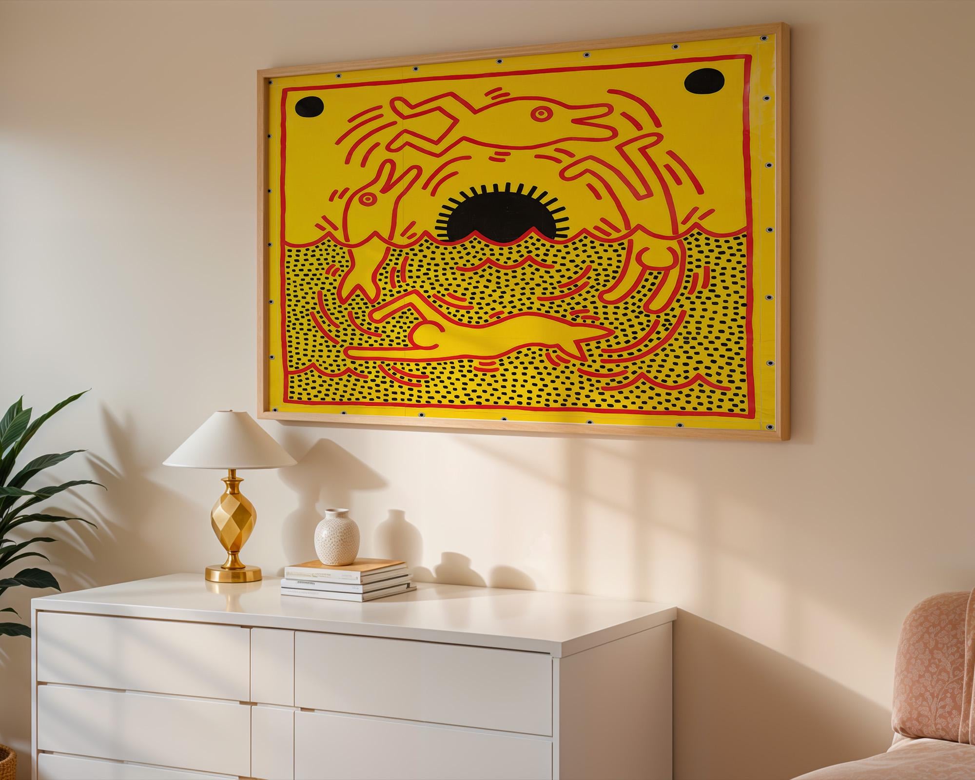 Kerry Hallam シルクスクリーン アートカンヌD 137 / 250 Kerry Hallam シルクスクリーン アートカンヌD 137 / 250