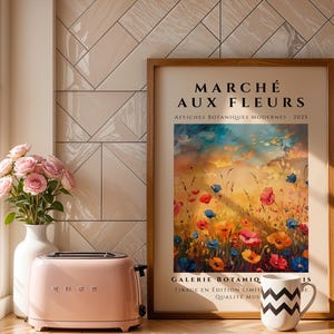 Wildflower Meadow Print | French Botanical Art