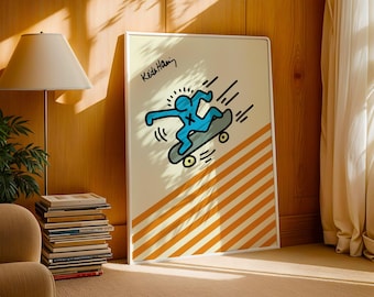 KEITH HARING アート作品 未使用 keith-haring-silkscreen-pop-