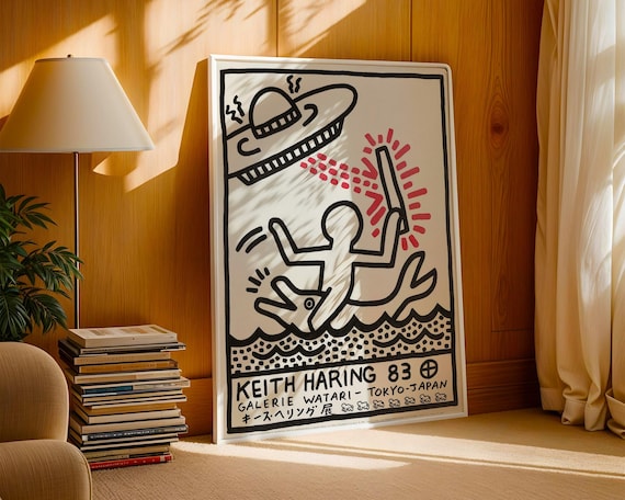 Keith Haring 1983 Tokyo Galerie Watari Print | Iconic Street