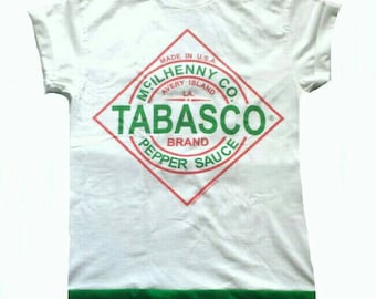 Tabasco hot sauce tee dress/Hot Tamale T-shirt Dress size M