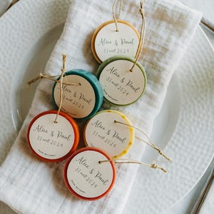 Scented soap for wedding baptism, Personalized wedding gifts for guests, Wedding soap gifts, Natural handmade soap