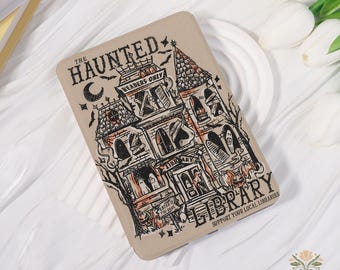 Haunted Library  2024 KPW6 Kindle 10th 11th 12th Case 6&quot; Paperwhite 6.8&quot; 7&quot; ,PW 5/6/7 Personalized Kindle Colorsoft basic Paperwhite cover