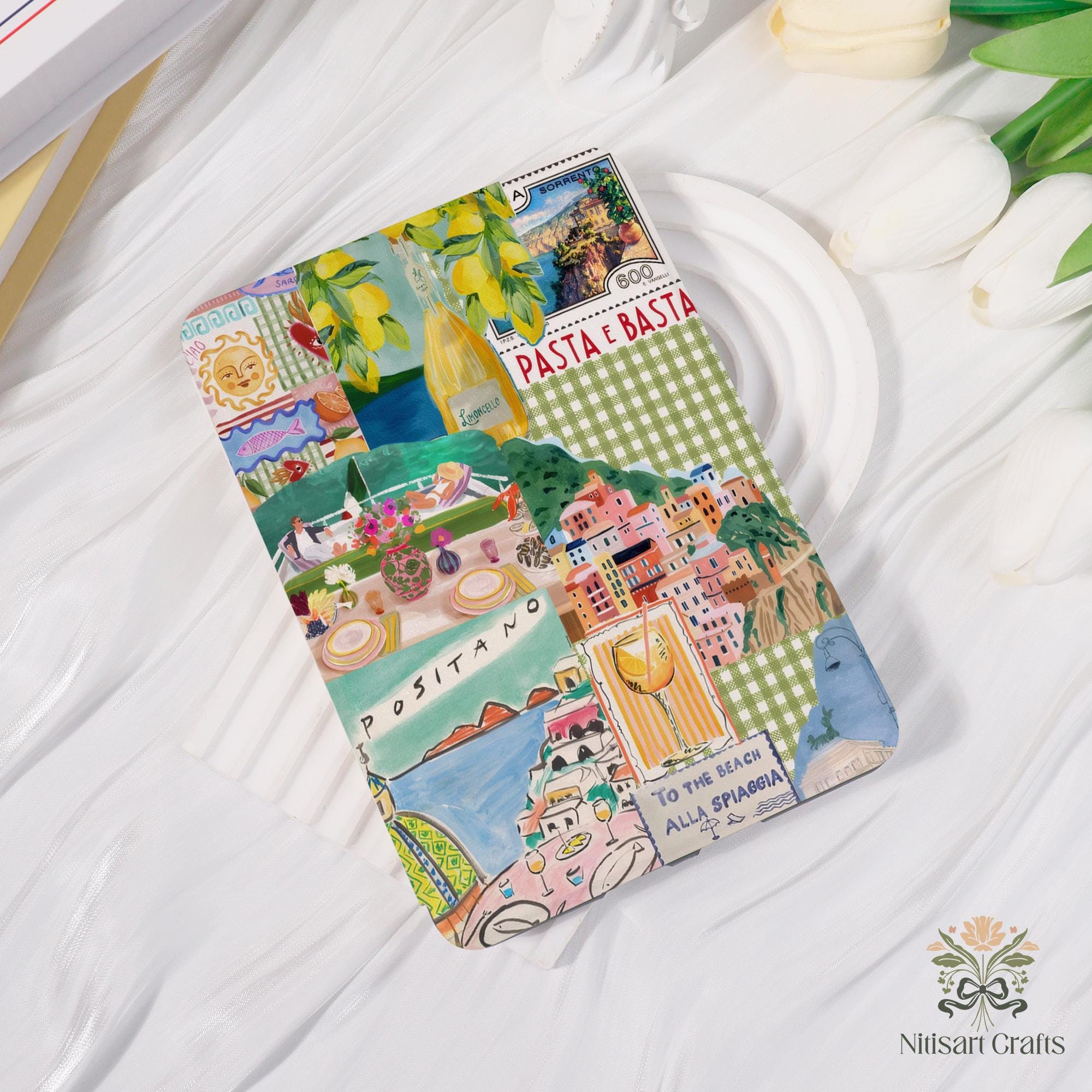 Positano Vibes 2024 KPW6 Kindle 10th 11th 12th Case 6" Paperwhite 6.8" 7" ,PW 5/6/7 Personalized Kindle Colorsoft basic Paperwhite cover