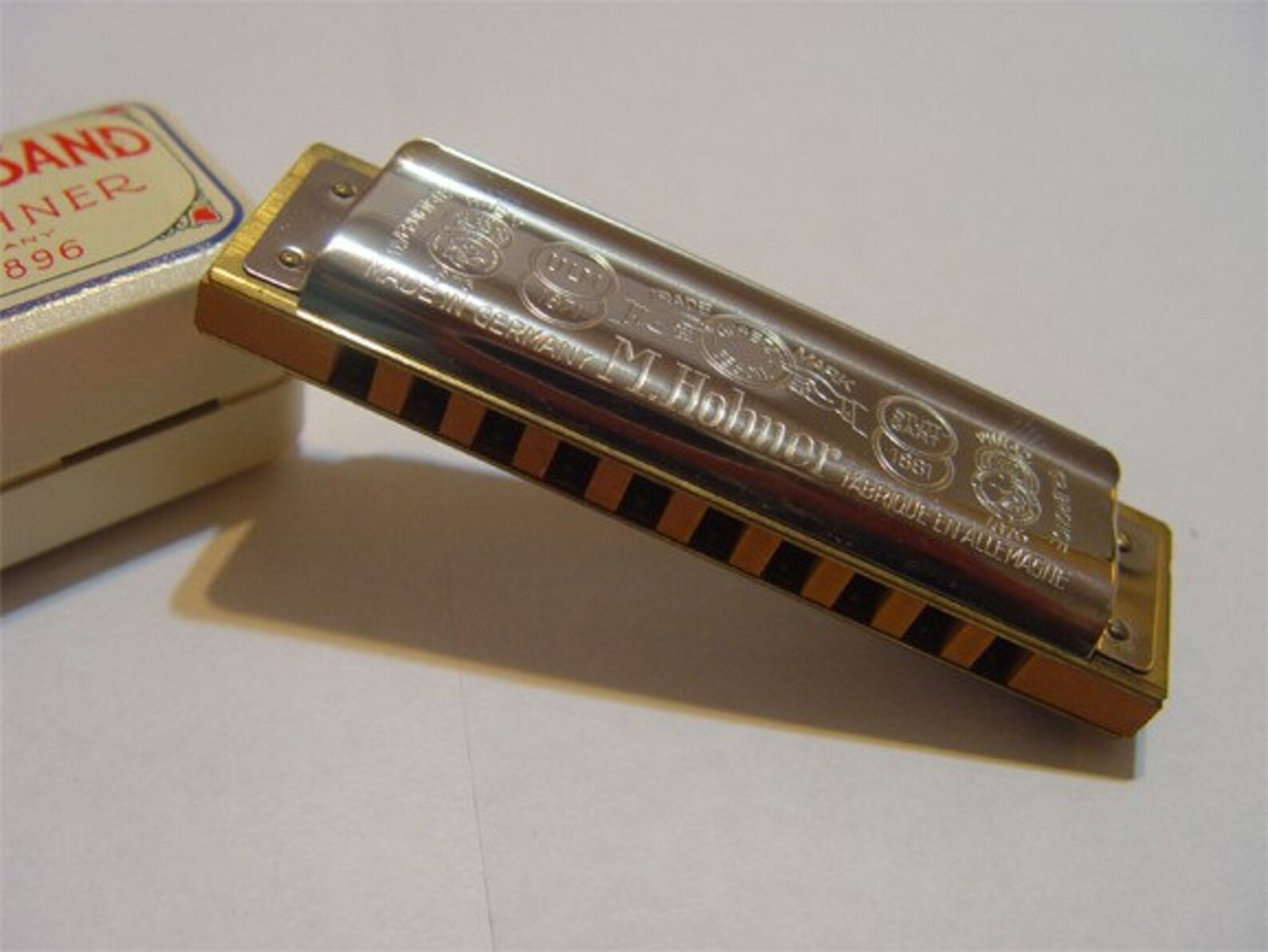 Vintage German Marine Band Harmonica Made by M. Hohner No 1896 Etsy