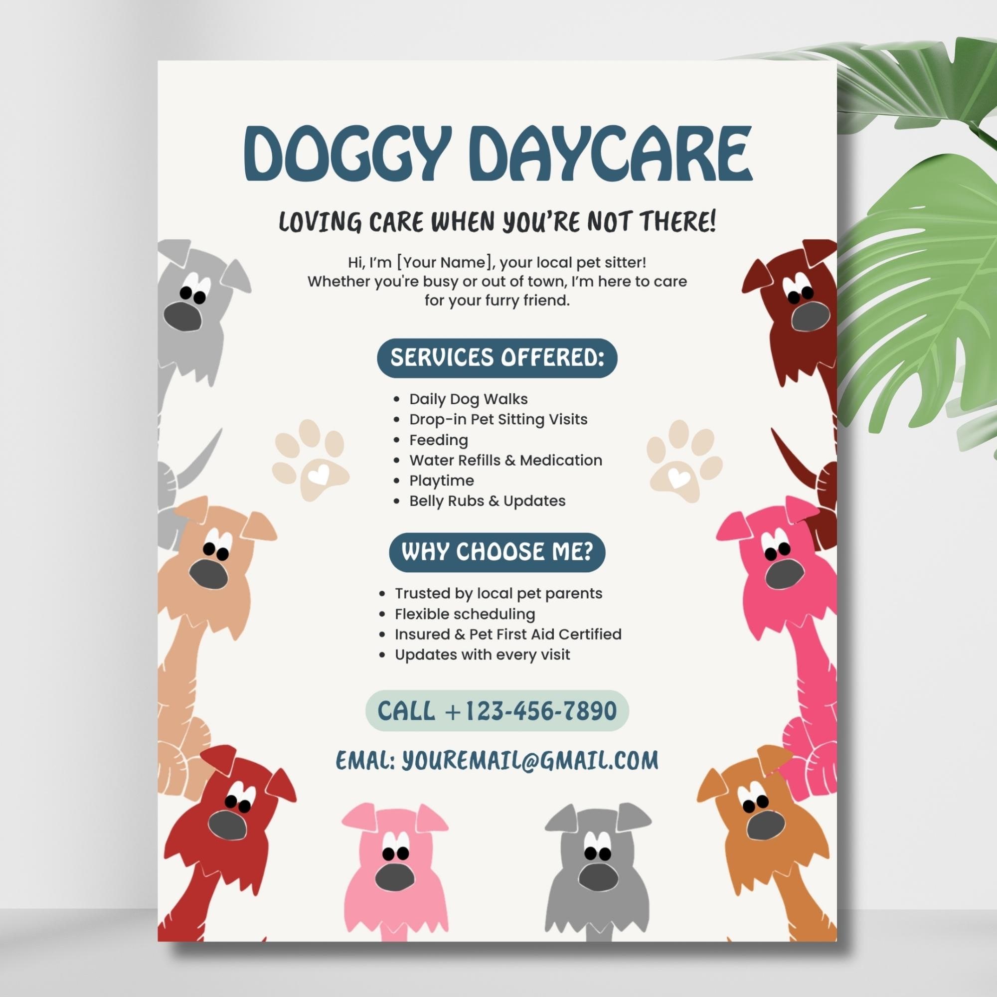 Dog Daycare Canva