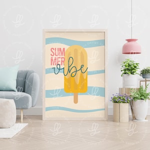 Summer Vibe Classic Matte Paper Poster - Verschiedene Größen erhältlich (A3, 13 x 18 cm, 70 x 100 cm & mehr)