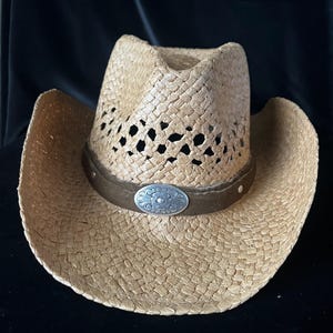 Western style hat w/ custom band