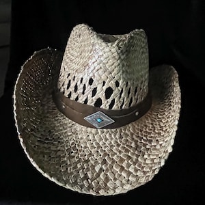 Western style hat w/ custom band