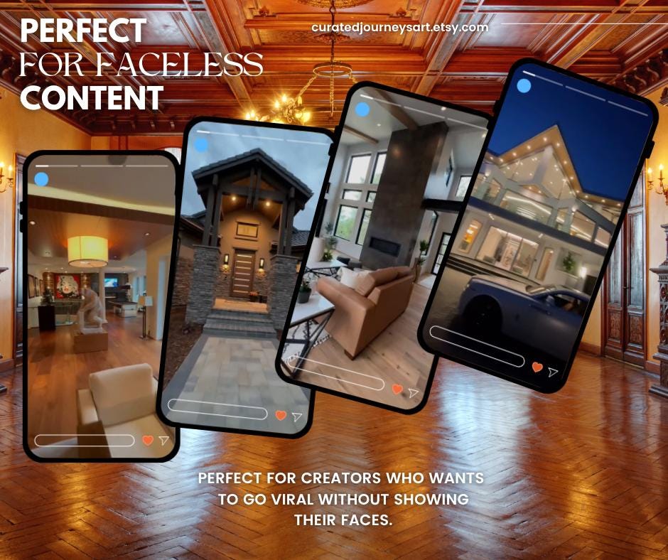 Luxury Home & Interior Design Reels: 4K Vertical Video Clips (digital ...