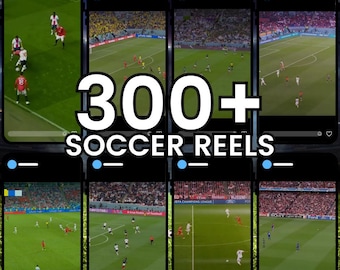 300 HD Soccer Videos: Viral Reels & Shorts Footage (Digital Download
