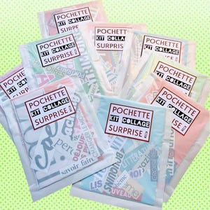 Pochettes « VERRASSING! » / Sets Collage d'Art