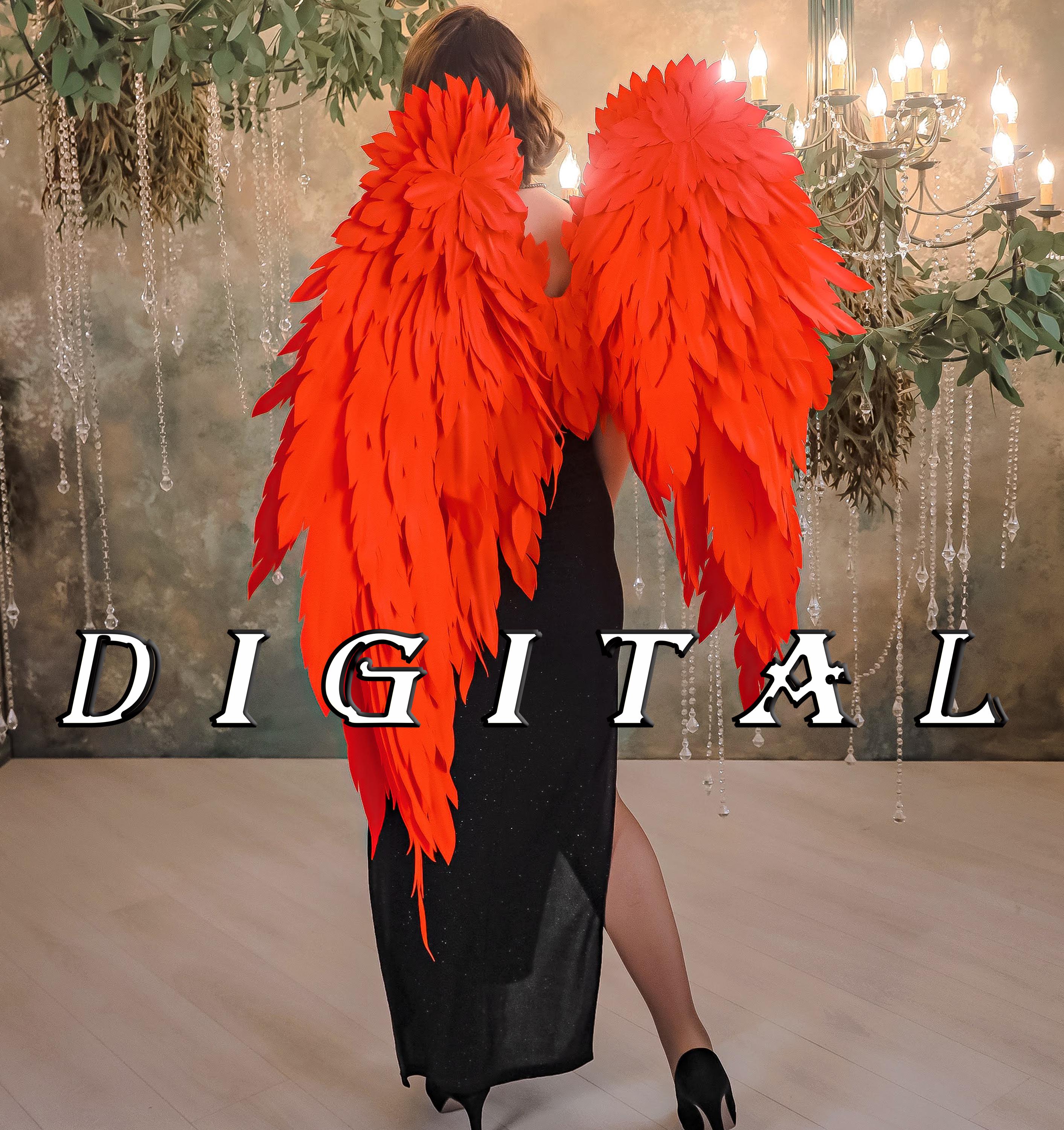 Engelsflügel Cosplay Flügel – Fantasy-Kostüm-Accessoire Für Halloween, Karneval & Fotoshootings (ca. 105x75 Cm)