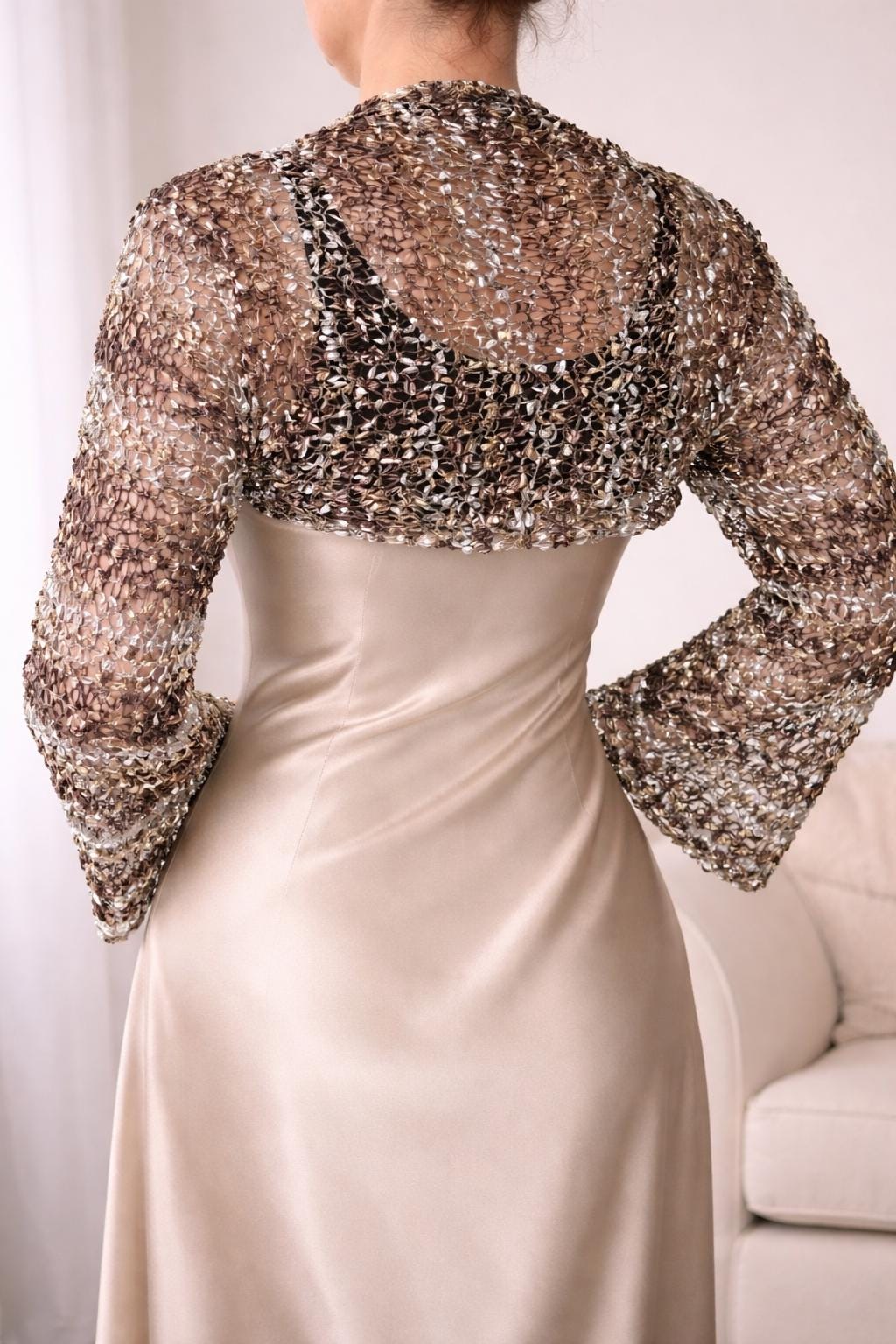 Gold Bolero or Evening Cover - Etsy