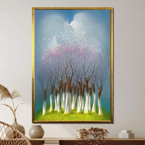 Surreal Tree People Canvas Print: Vladimir Kush Inspired Fantasy Art