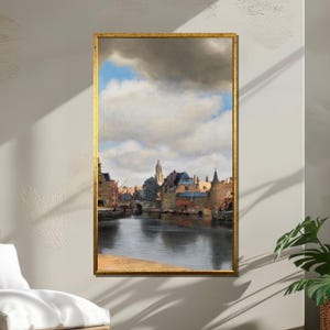 Vermeer View of Delft Canvas Print: Dutch Golden Age Art