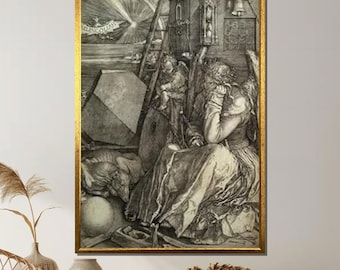 Dürer Melencolia I Canvas Print: Renaissance Masterpiece Wall Art