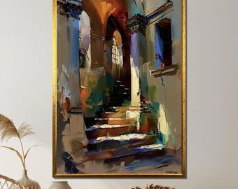 カプリ島の階段 - ジョン・シンガー・サージェントの手描き油絵複製