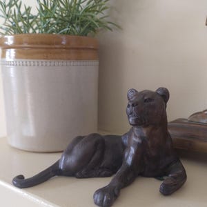 Bronze Lioness Sculpture