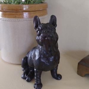 Bronze French Bulldog Sculpture