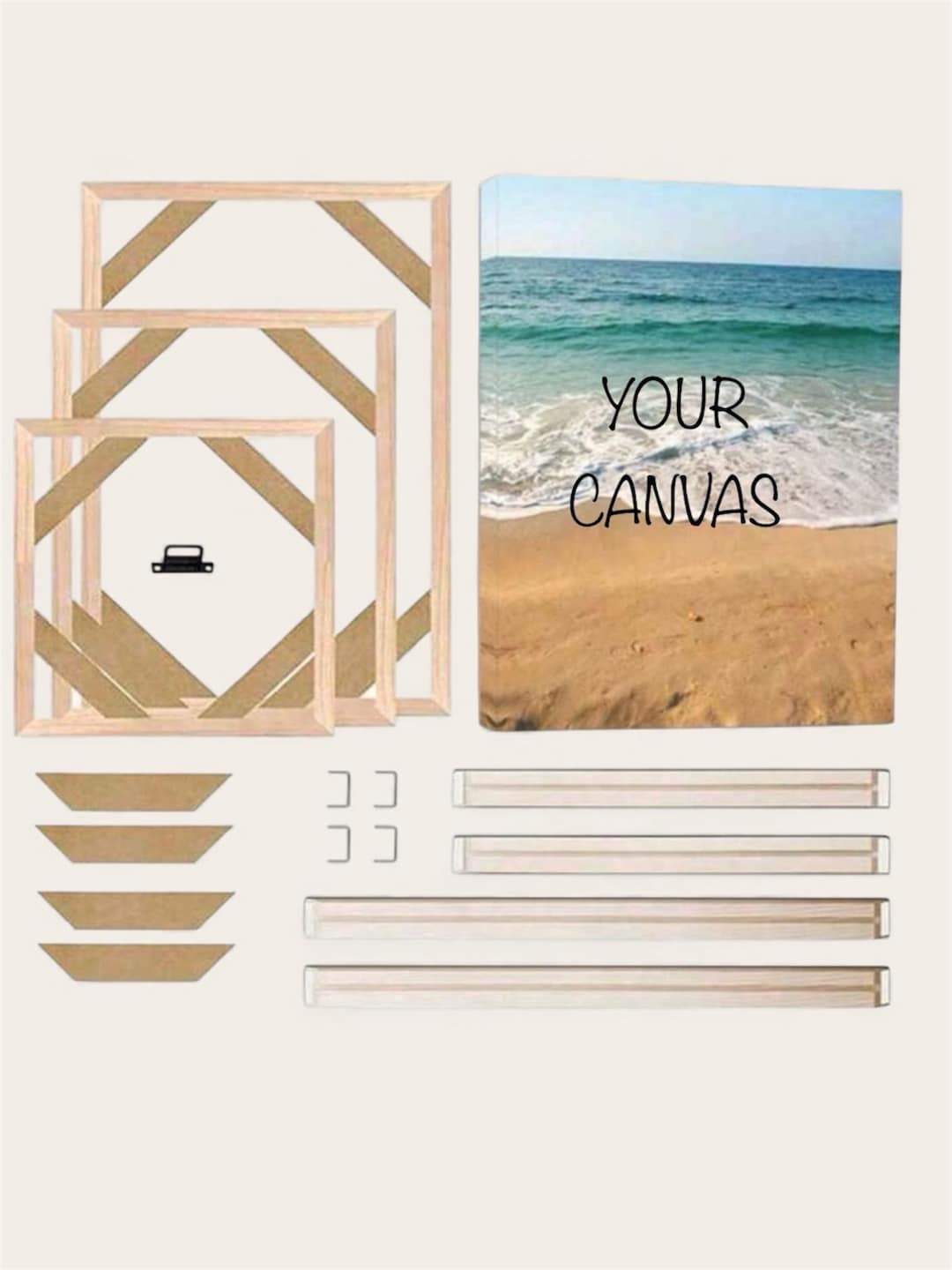 Canvas Frame Self-assembly for 40cm - 50cm Canvas - Etsy UK
