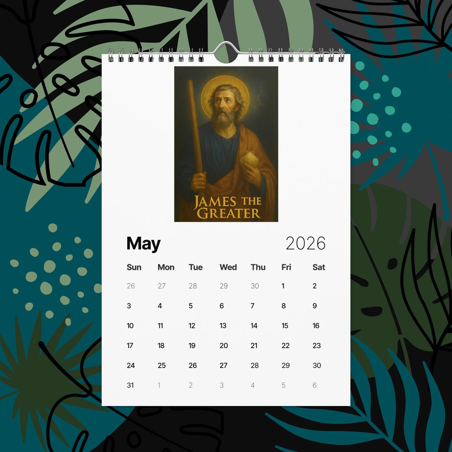 2026 Apostles of Jesus Calendar – Christian Religious Wall Calendar ...