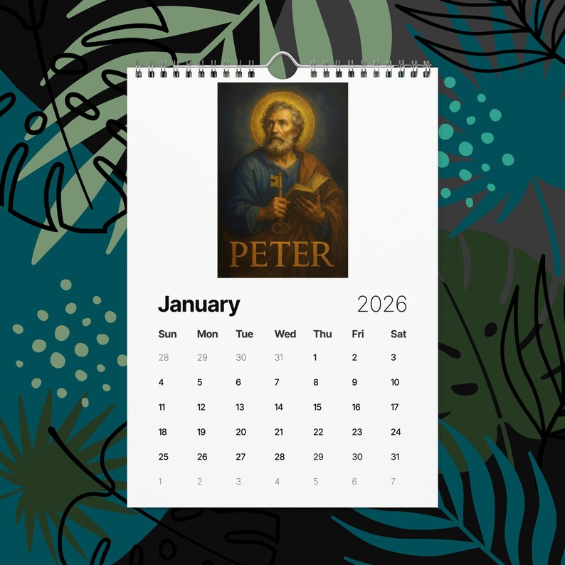 2026 Apostles of Jesus Calendar – Christian Religious Wall Calendar ...
