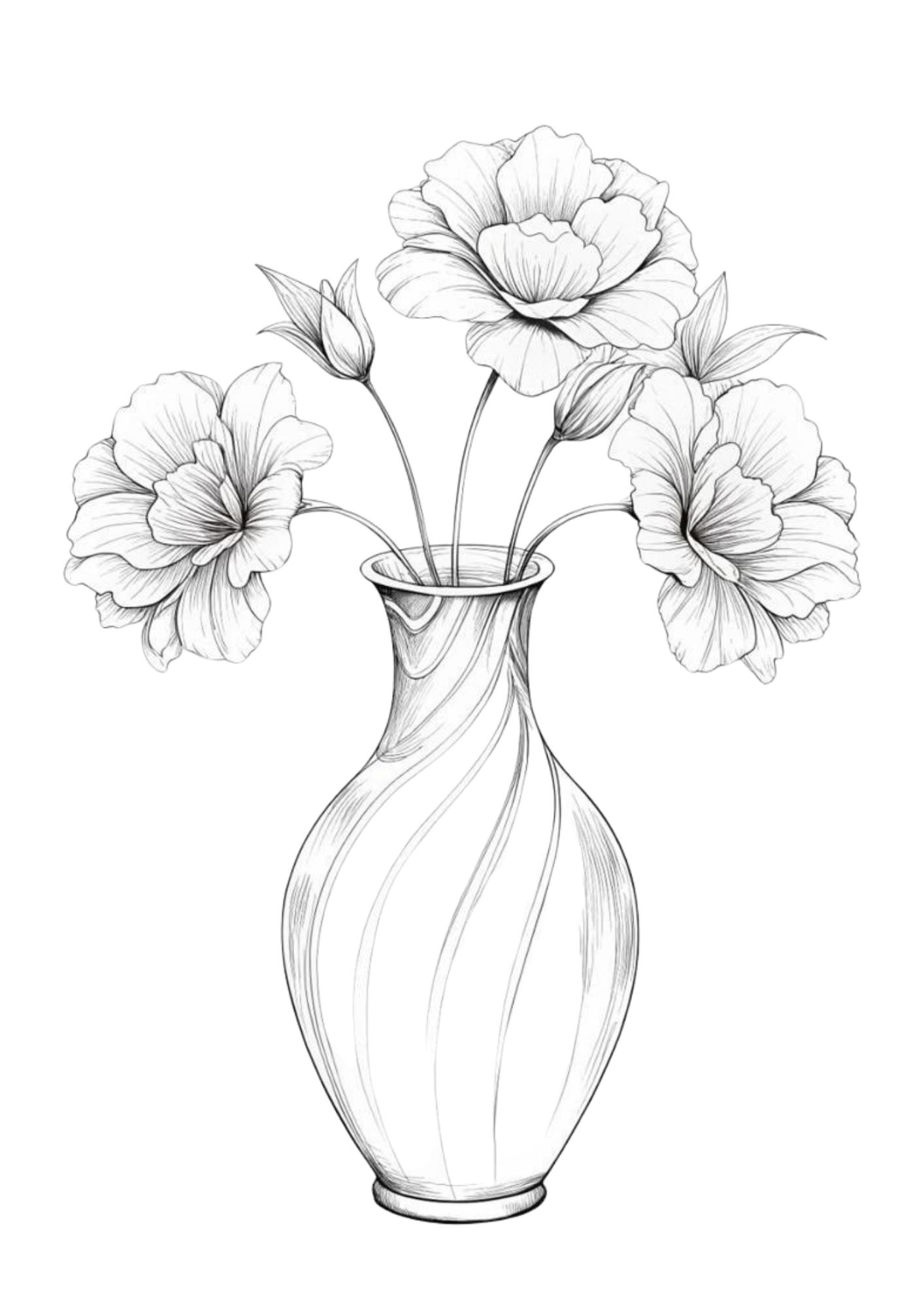 60+ Botanical Coloring Pages – Relaxing Floral & Nature Designs - Etsy