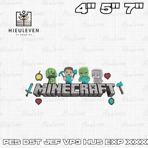 Pixel Gamer Embroidery Design, Gamer Graphics Embroidery Design, Funny Pixel Game Embroidery Design, Digital Download, HieuLeven