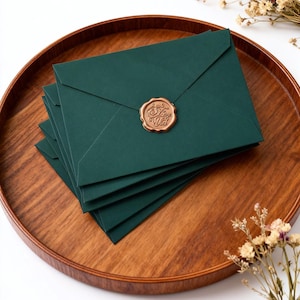 Dark Green Umschlag-Serie, Vintage Umschlag, Geschenkkarte & Grußkarte Umschläge für alle Gelegenheiten, hochwertige Schreibwaren