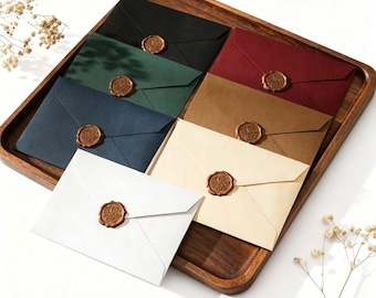 Linen Envelope Paper Series,Black Envelope,Green Envelope,Blue Envelope,White Envelope,Gift Card &Greeting Card Envelopes for All Occasions