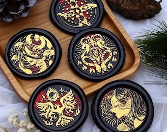 Selos da Série Mitologia Ocidental, Selo de cera Medusa, Selo com Logotipo Personalizado, Selo para Convite de Casamento, Selos para Decoração de Envelopes, Selo para Cartão-Presente
