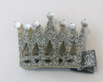 Silver Crown Clip