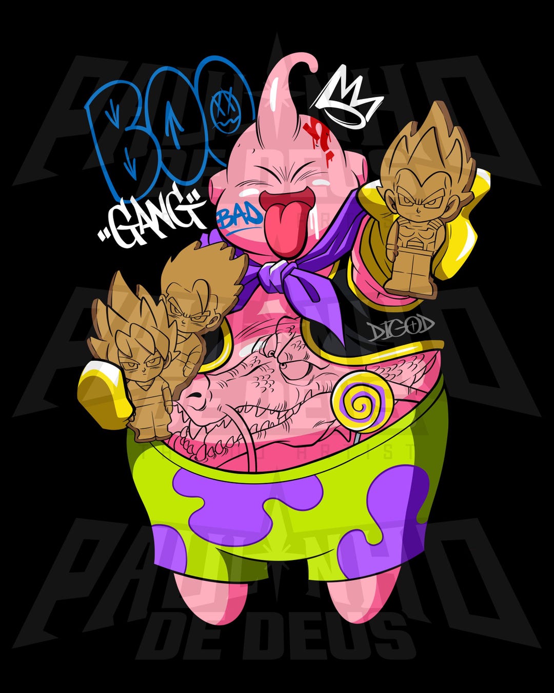 I'm Hungry for Majin Boo - Print Fanart Anime - Etsy