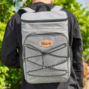 Personalized Beer Cooler Backpack,Custom Beer Cooler Bag,Hiking Cooler Backpack,Insulated Cooler Beer Bag,Groomsman Gift,Man Christmas Gift