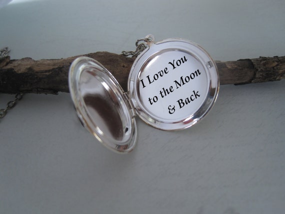 I Love You To The Moon And Back Bunny Necklace Rabbit Mother Etsy