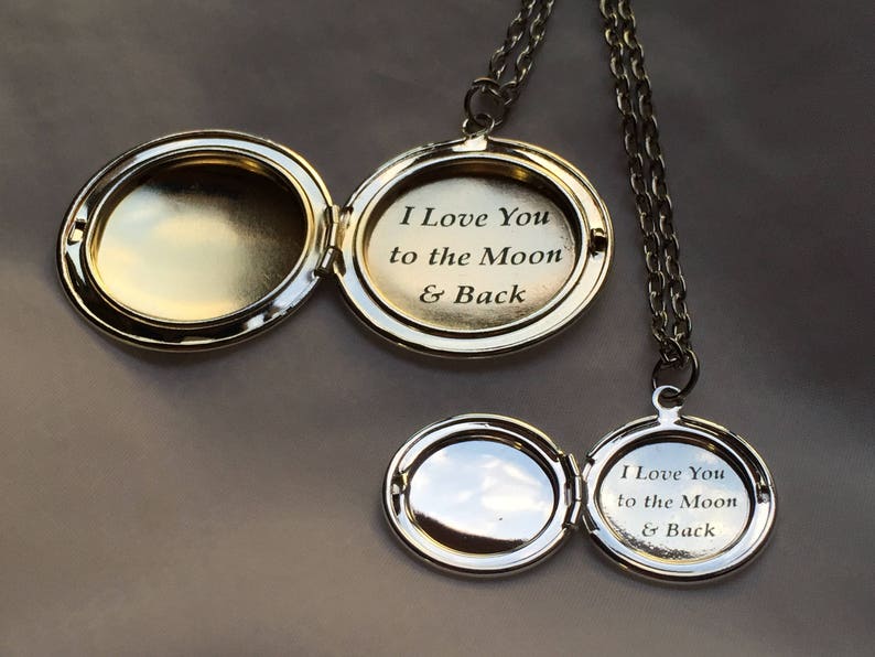Custom Necklace Personalized Jewelry Family Photo Locket Secret Message Pendant Sympathy Memorial Birthday Gift Ideas Mom Dad Grandma Women