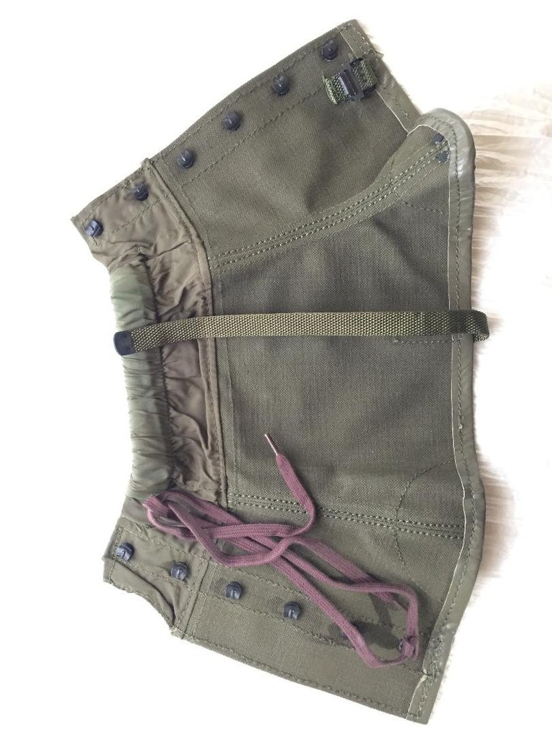 Canvas Gaiters Hiking Boot Spats Boot Covers for Combat Boots Etsy