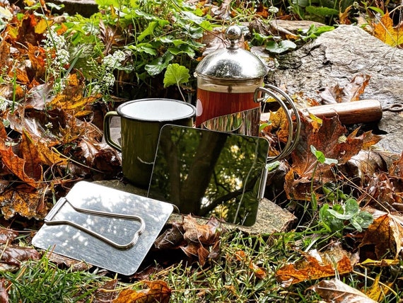 Specchio Di Sopravvivenza Per Emergenze - Acrilico Riflettente, Compatto, Con Cordino Per Outdoor - Foto 2