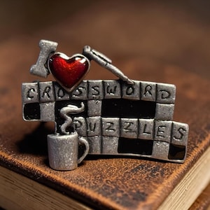 Puzzle Brooch - Etsy
